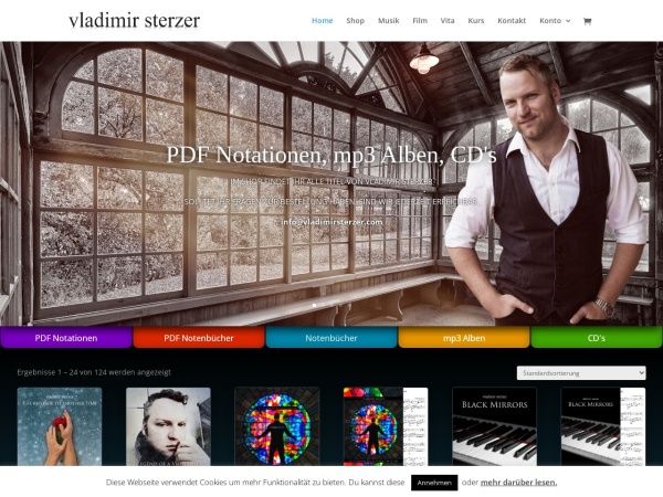 Vladimir Sterzer - Klaviermusik, Filmmusik, Noten - vladimirsterzer.com