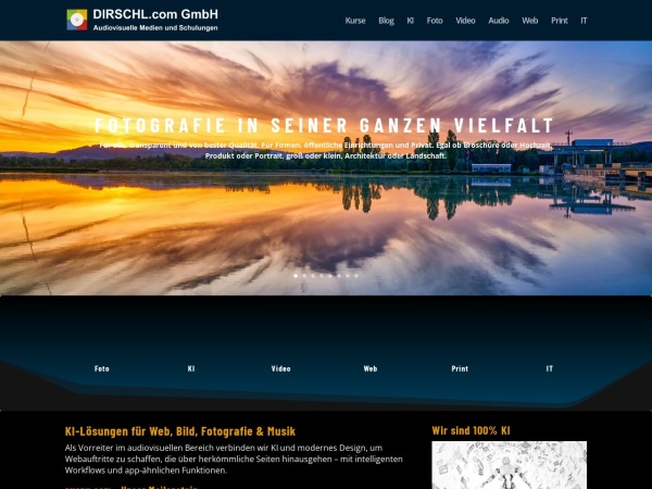 KI Kurse, Firmenschulung, Fotograf, Webentwicklung - dirschl.com