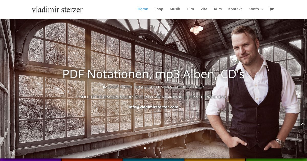 Vladimir Sterzer - Klaviermusik, Filmmusik, Noten - vladimirsterzer.com